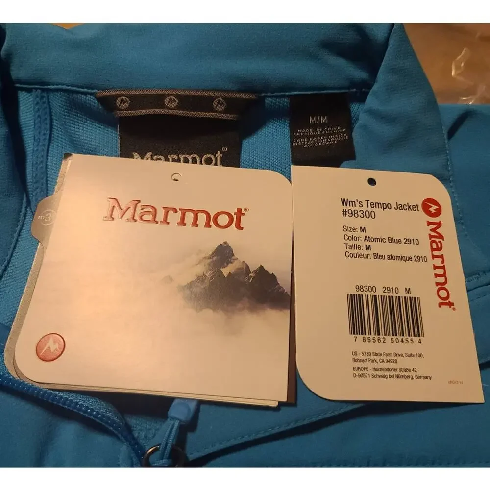 NWT Marmot Tempo Jacket - MEDIUM - atomic blue - MEDIUM - Picture 5 of 5